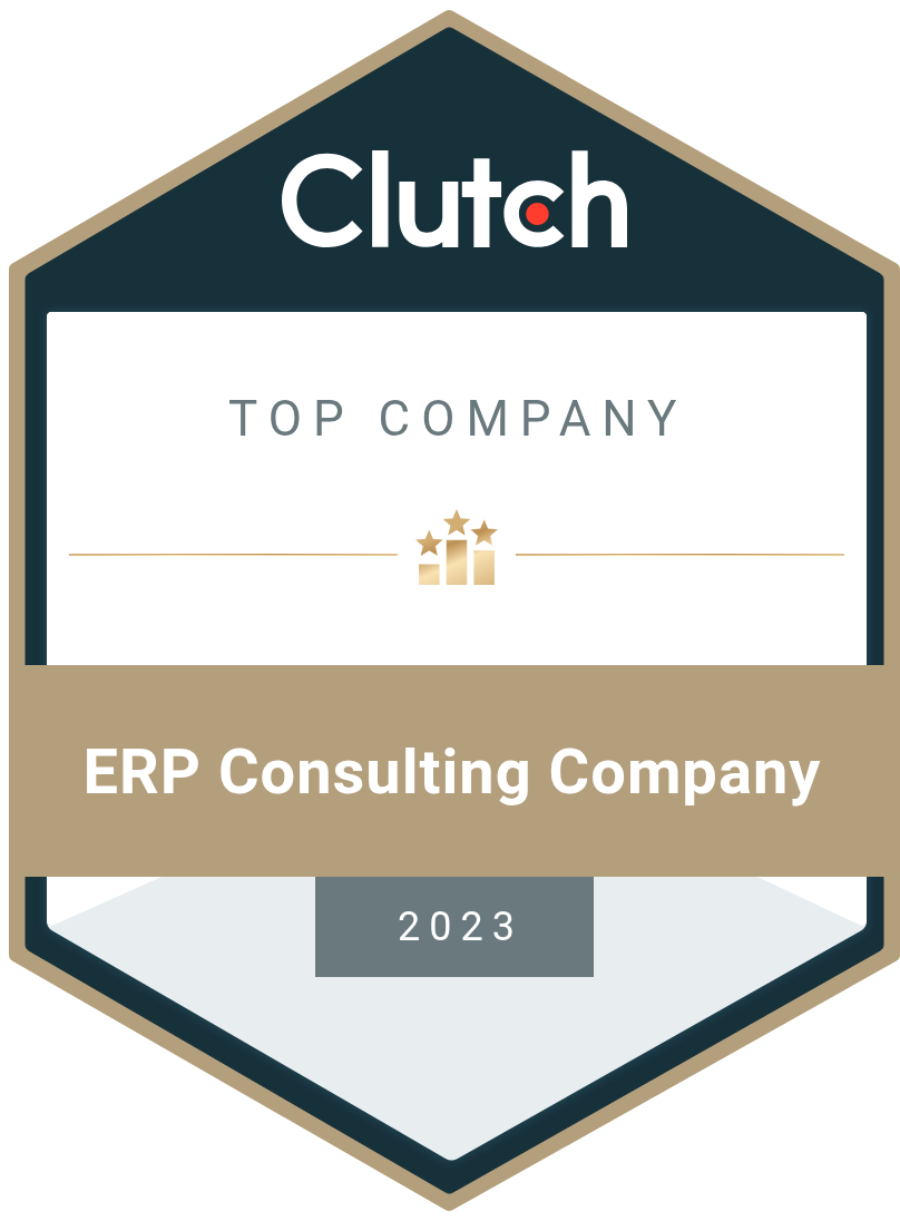 Top Clutch ERP Consulting Company 2023 Award