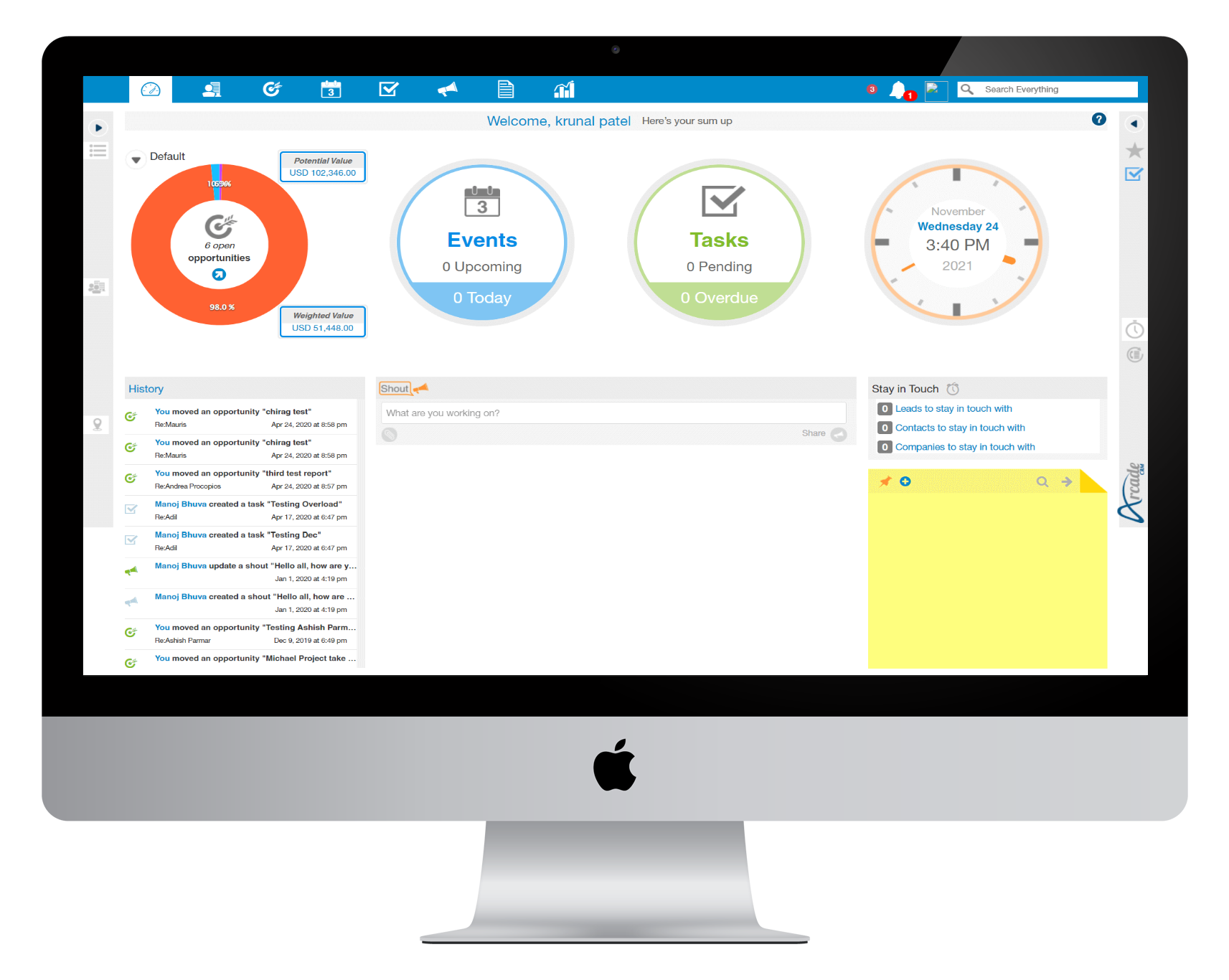 Arcade CRM Software