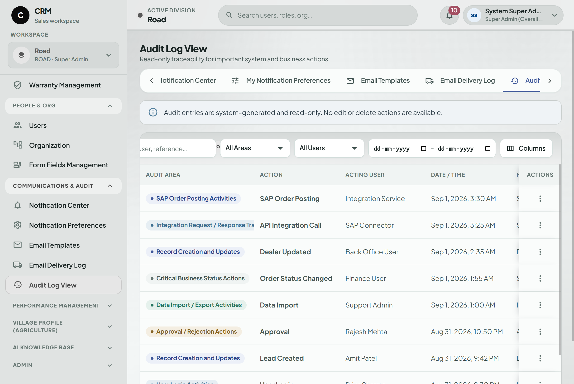 Enterprise CRM Sales Force Automation 20