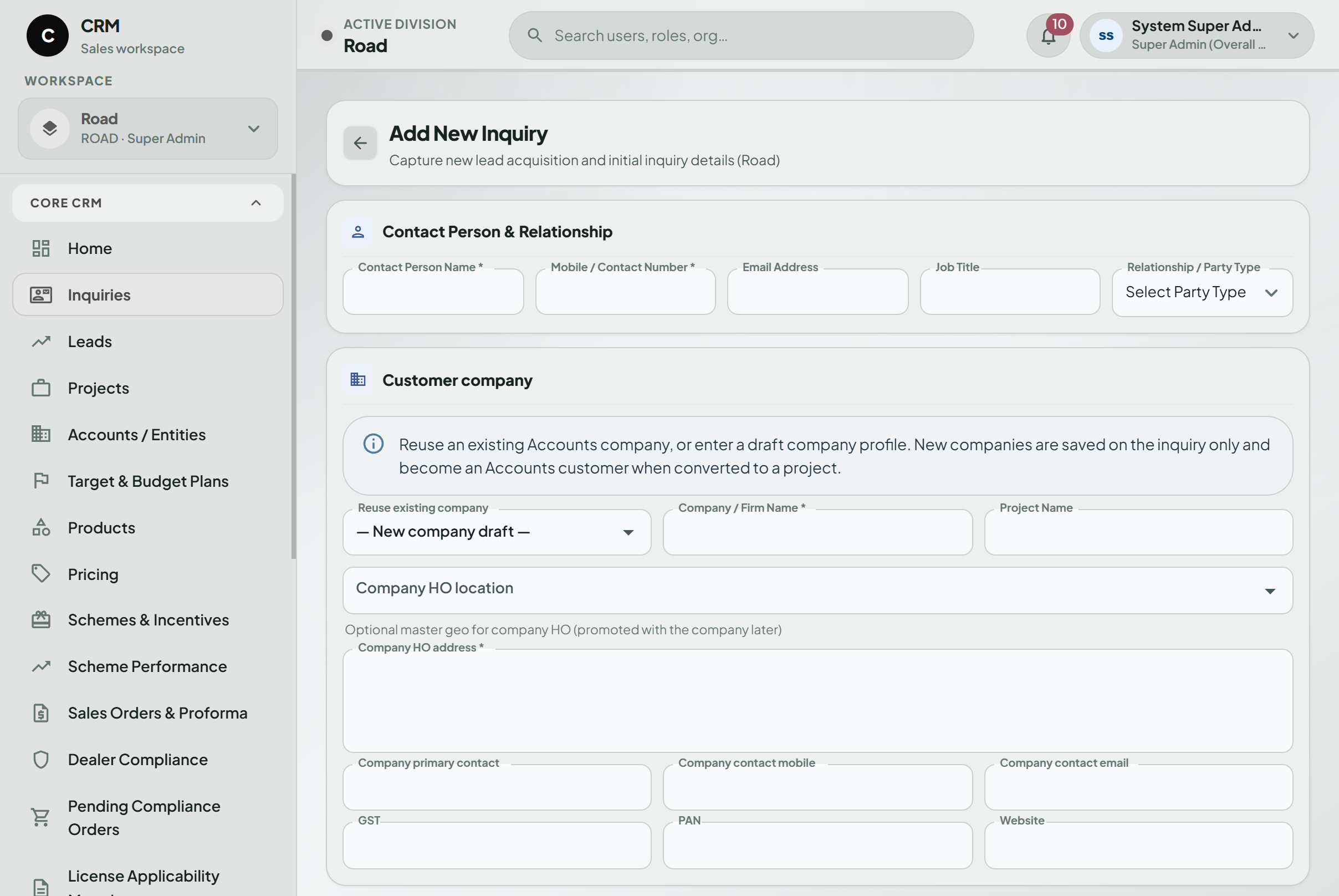 Enterprise CRM Sales Force Automation 3