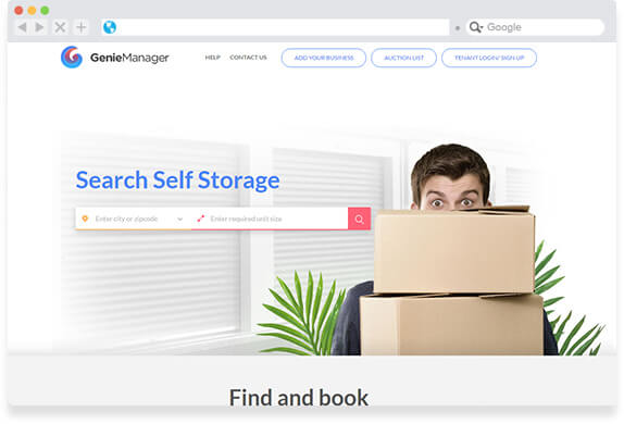 Storage Space CRM & Marketplace