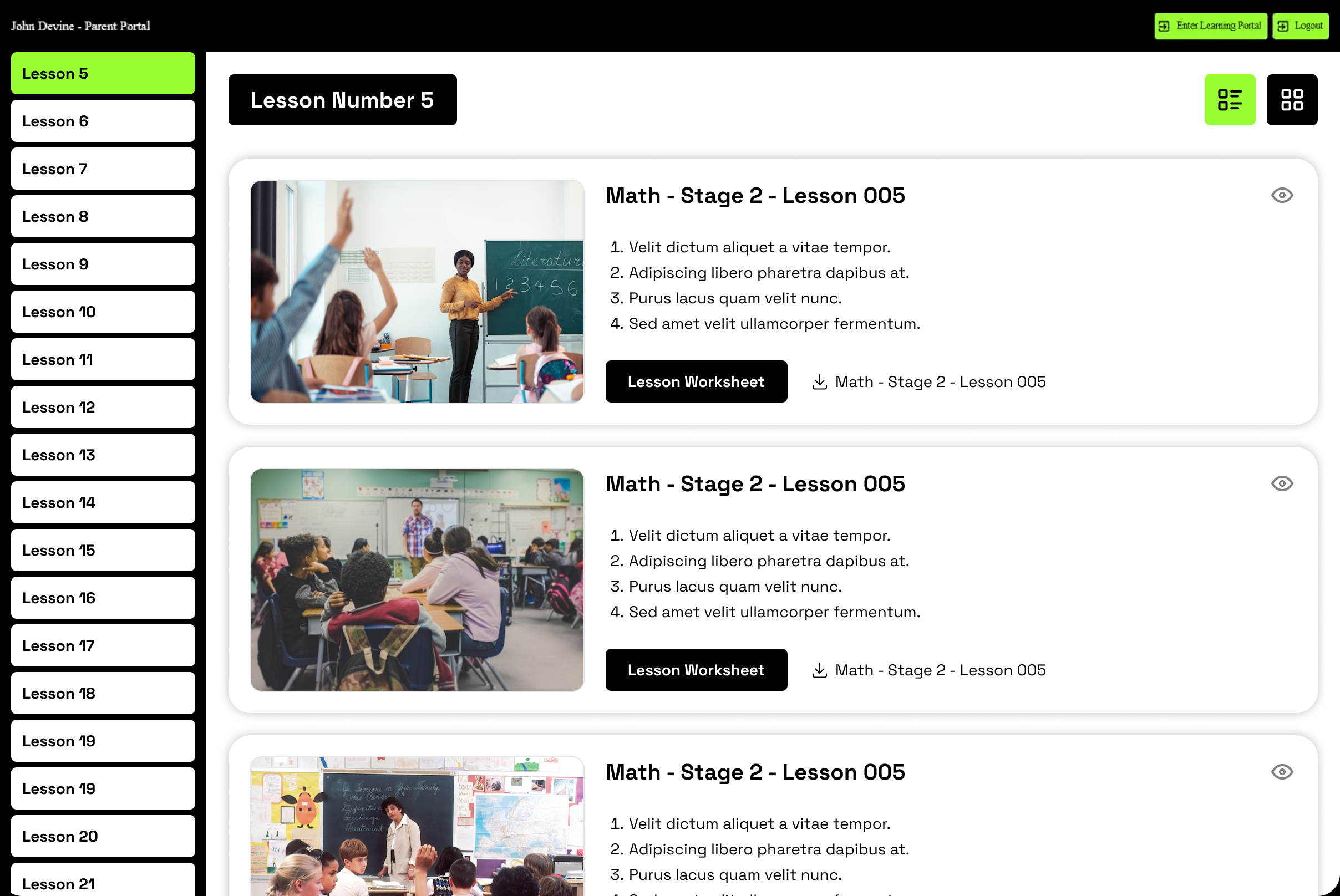 Custom E-Learning Software for Math Proficiency