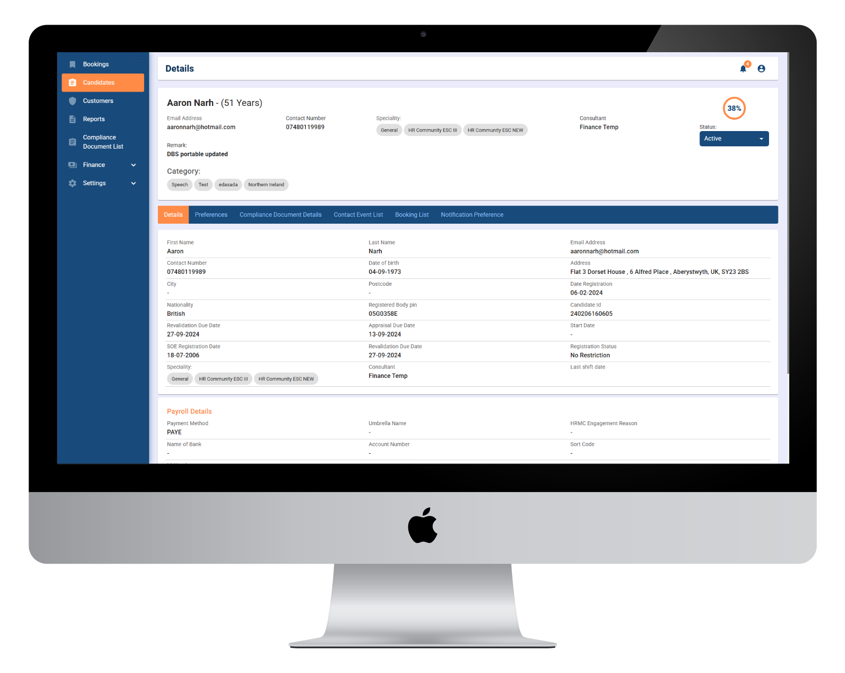 Custom SaaS-Based Shift Booking Management System