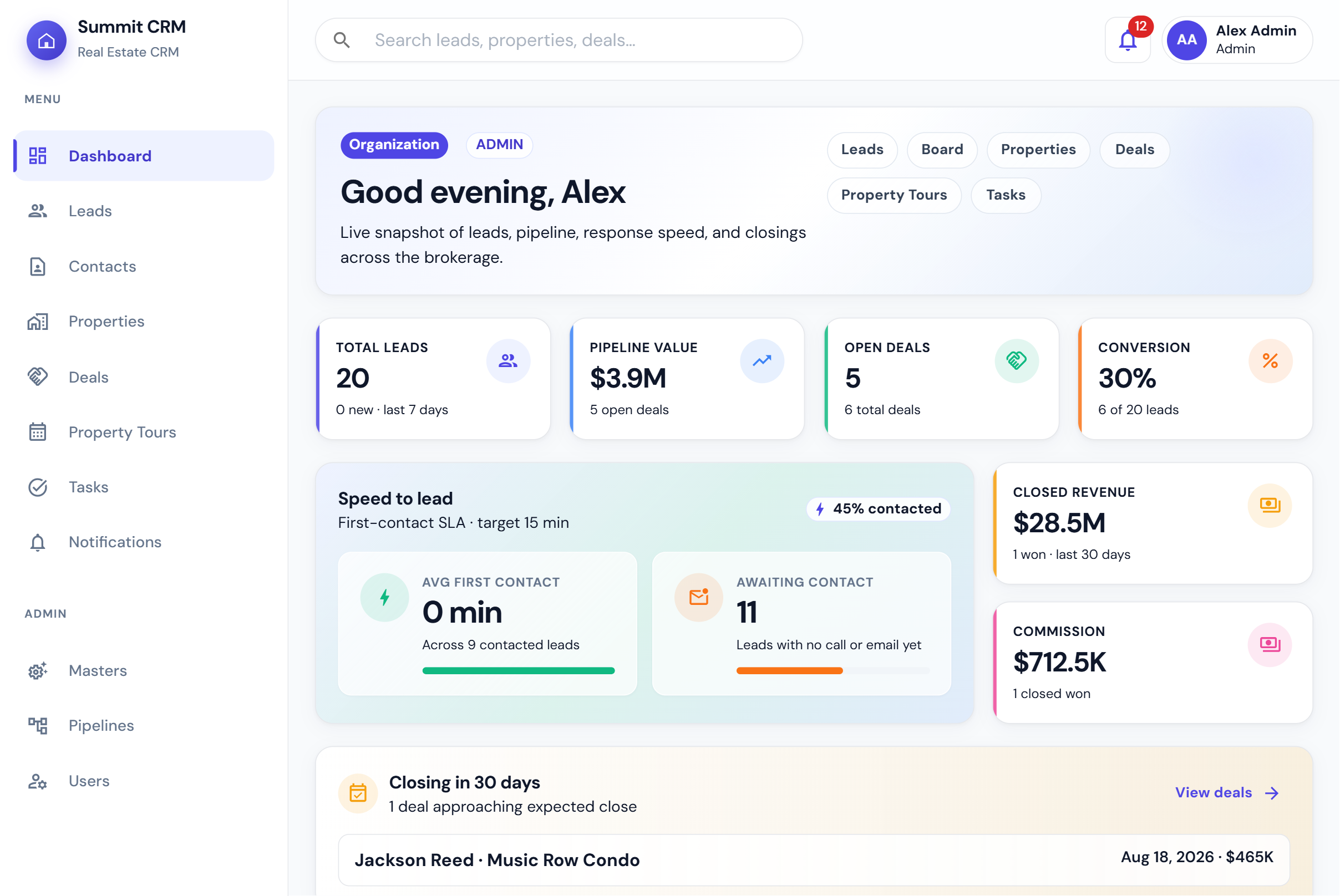 Real Estate CRM 1