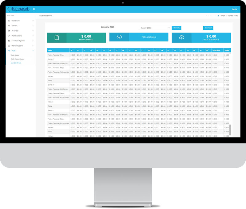 Custom SaaS Amazon Seller Software