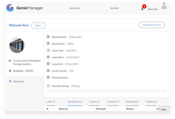 storage space crm & marketplace
