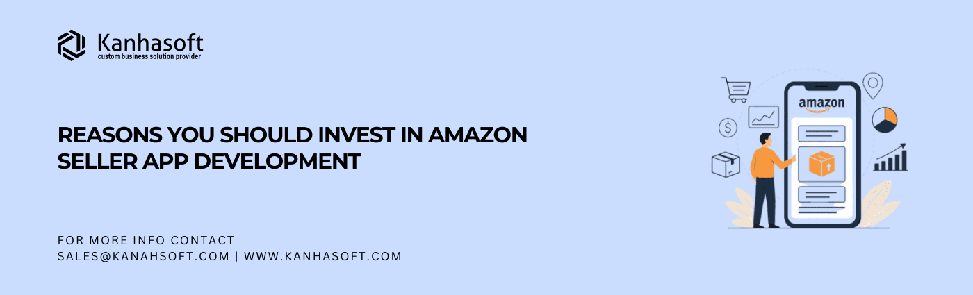 reasons you should invest in Amazon seller app development – visual of seller dashboard and mobile interface features