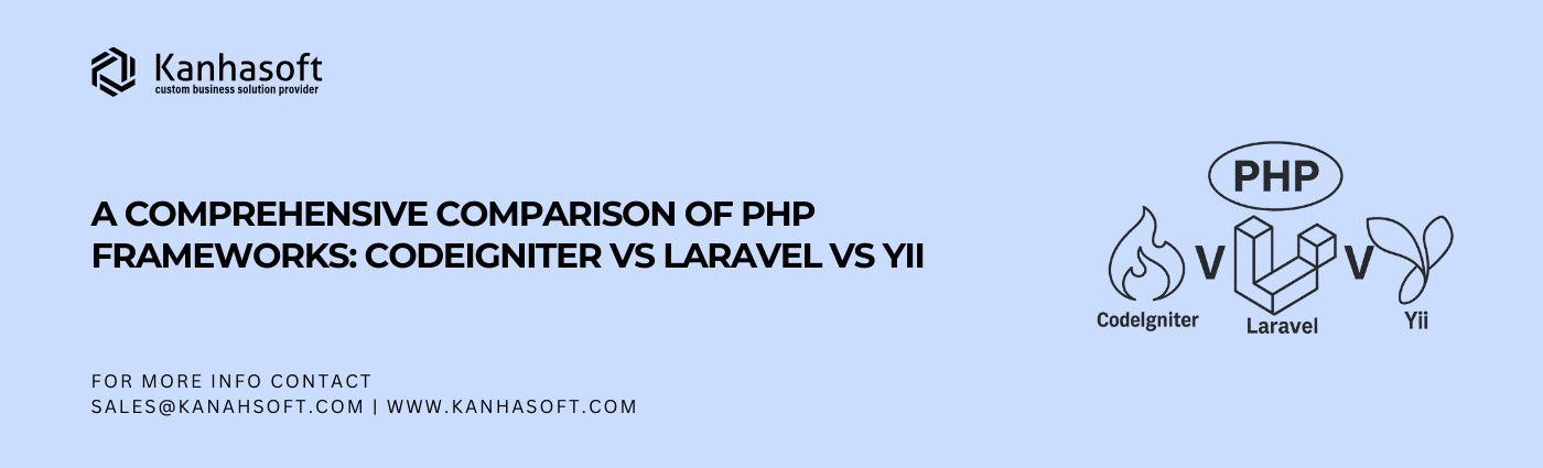 A comprehensive comparison of PHP frameworks: CodeIgniter vs Laravel vs Yii