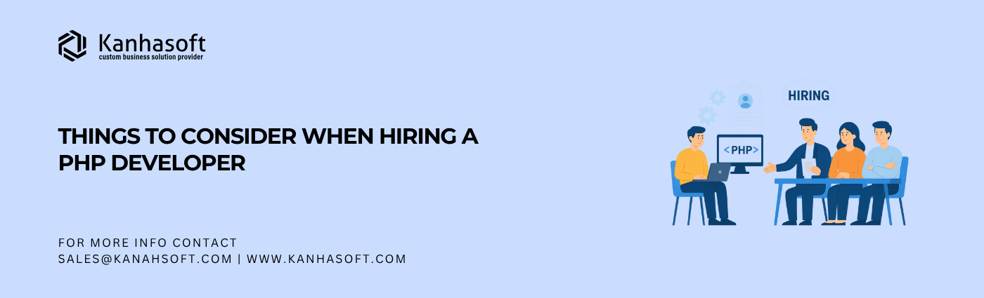 team hiring a PHP developer with code, collaboration tools, and technical interviews.