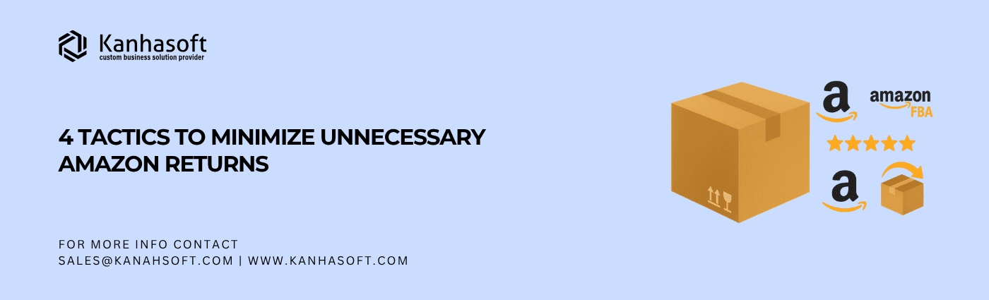 Amazon seller using analytics and optimization tools to minimize Amazon returns and reduce product refund rates with smart seller strategies