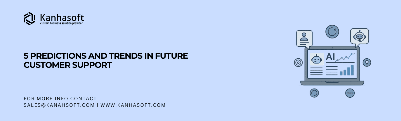 AI-powered CRM system predicting future customer support trends with omnichannel interfaces and chat automation tools