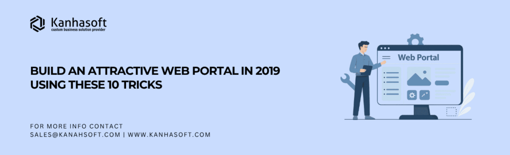 developer interacting with a modern web portal interface showcasing UI/UX elements used to build an attractive web portal.
