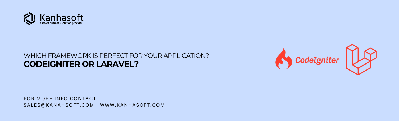 CodeIgniter vs Laravel framework comparison for web application development