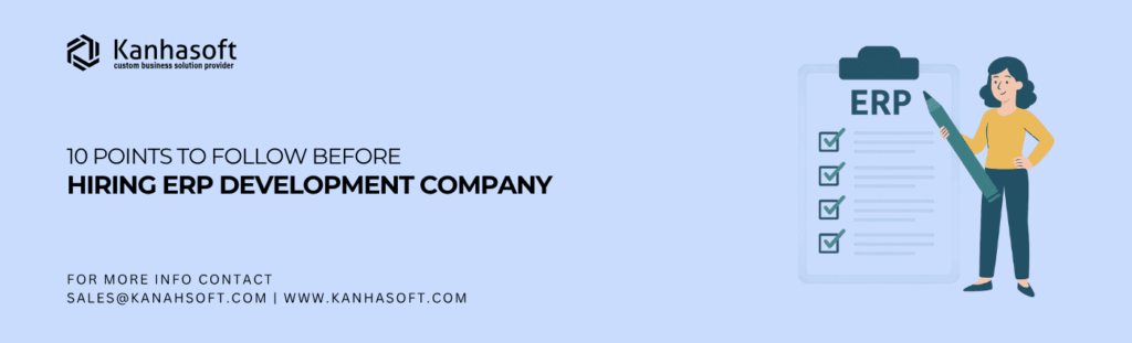 10 Points to Follow Before Hiring ERP Development Company