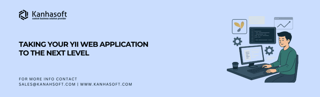 developer optimizing Yii web application performance and scalability