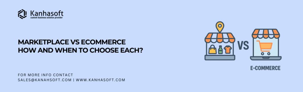 Comparing a marketplace and an ecommerce store — buyers, sellers, shopping carts and online storefronts