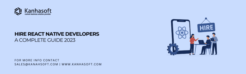 Team of developers working on a mobile app interface using React Native — representing the process to hire React Native developers.