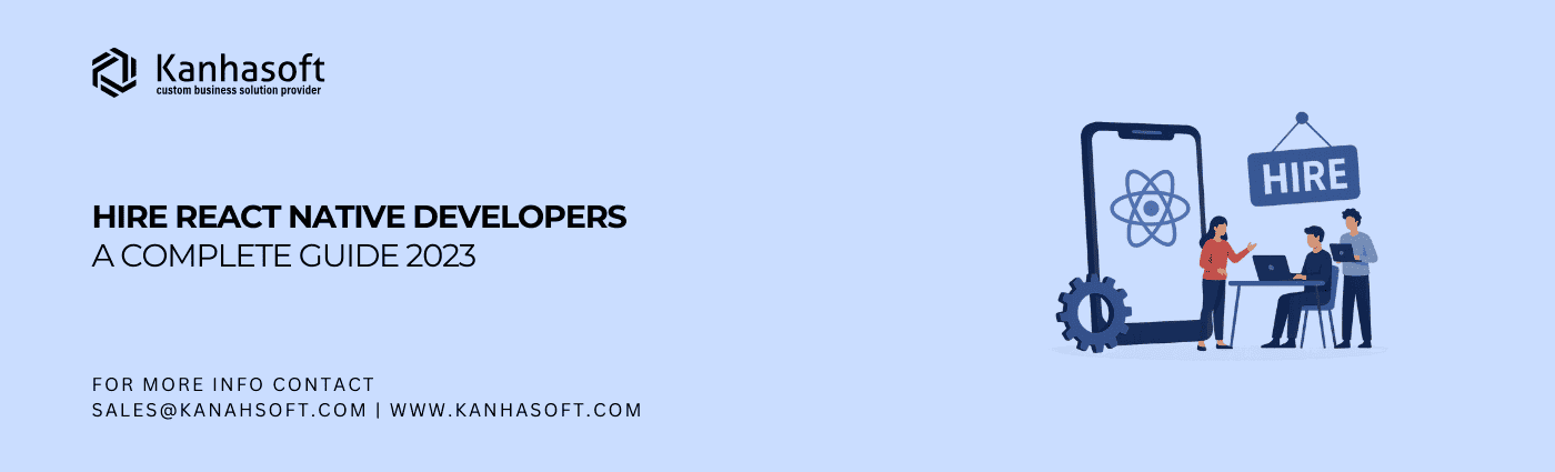 Team of developers working on a mobile app interface using React Native — representing the process to hire React Native developers.