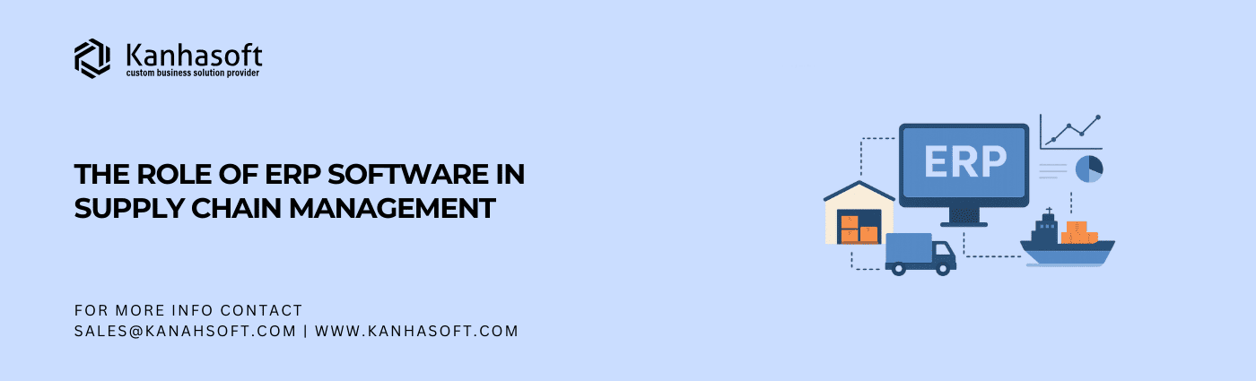 ERP software dashboard displaying real-time supply chain data, logistics tracking, and inventory management insights.
