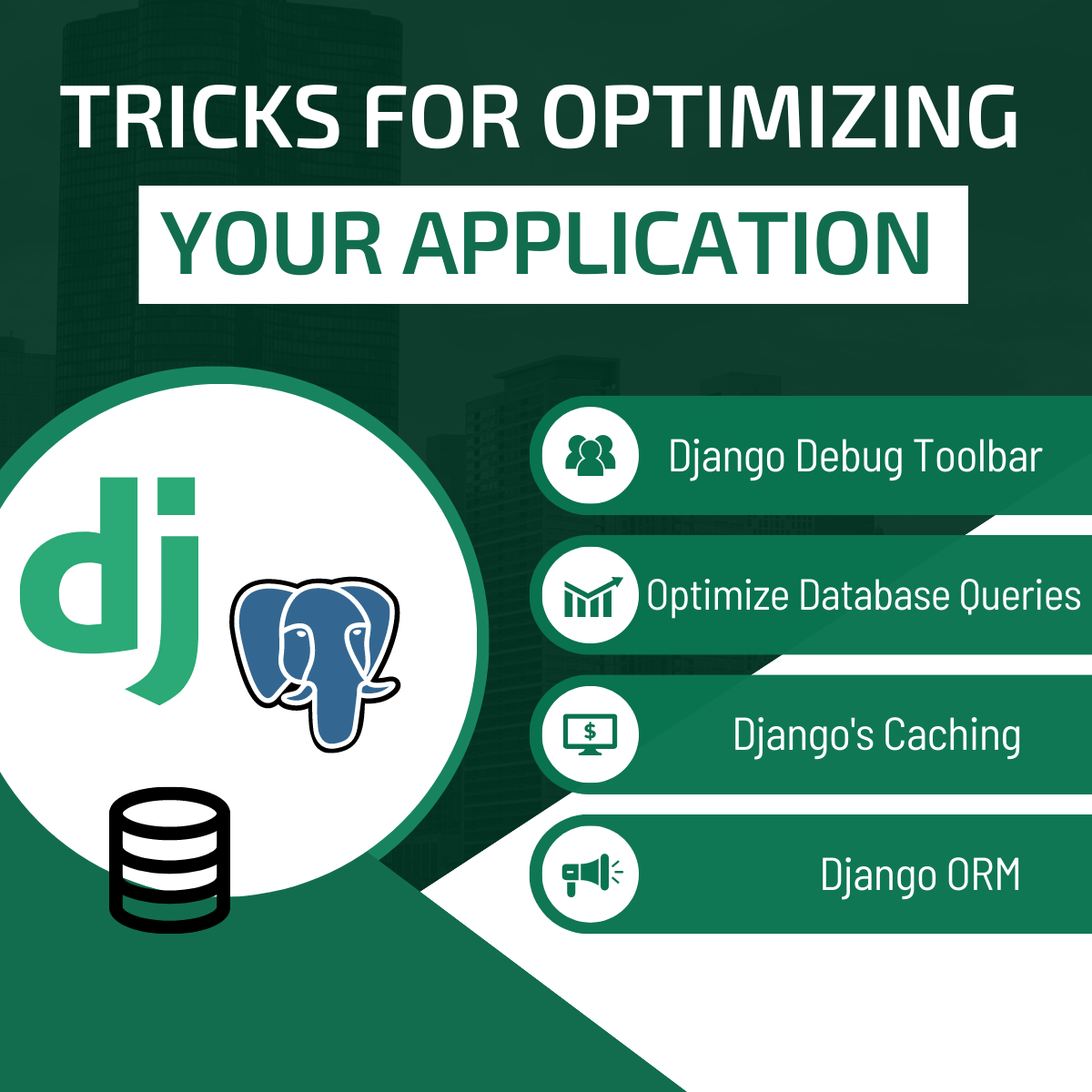 Tricks to optimize your Django application