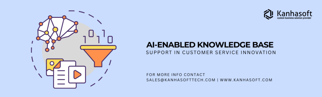 AI-enabled knowledge base support in customer service innovation