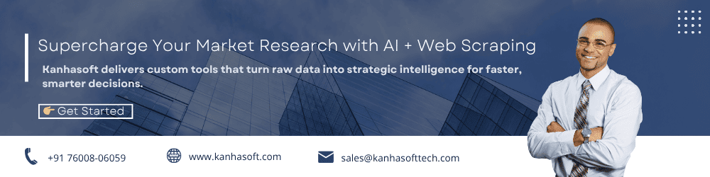 AI and web scraping tools accelerating market research.