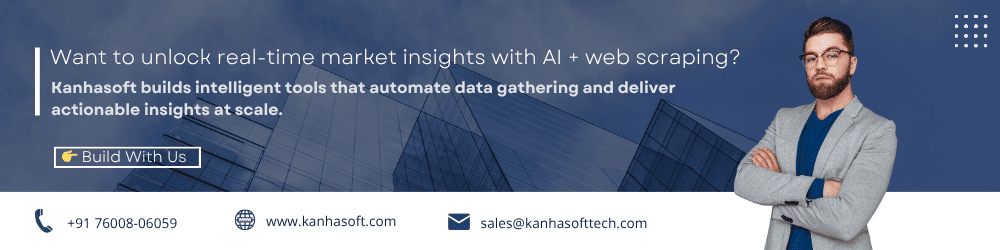 Real-time market insights with AI and web scrapin