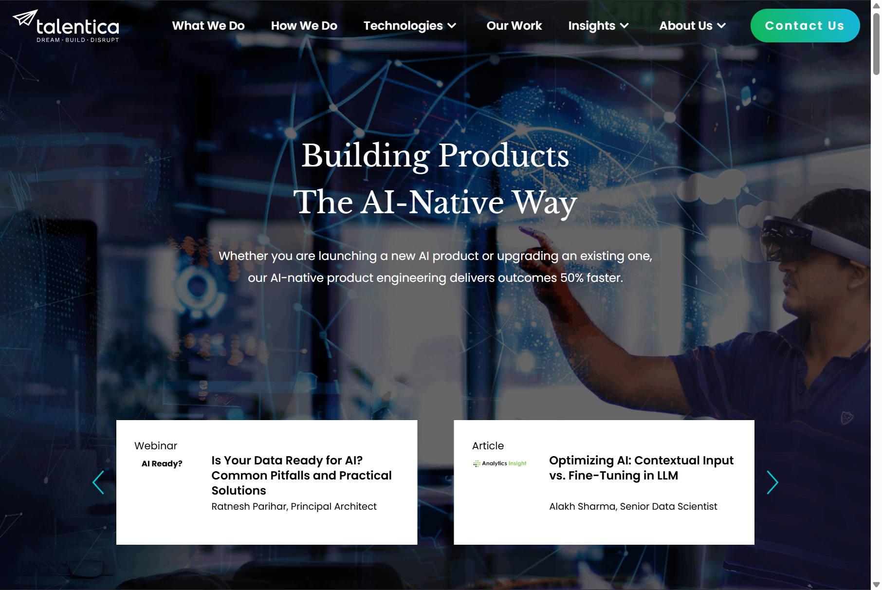 talentica.com - - custom AI software India