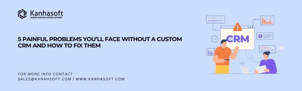5 Painful ProblemsY oull Face Without a Custom CRM and How to FixThe