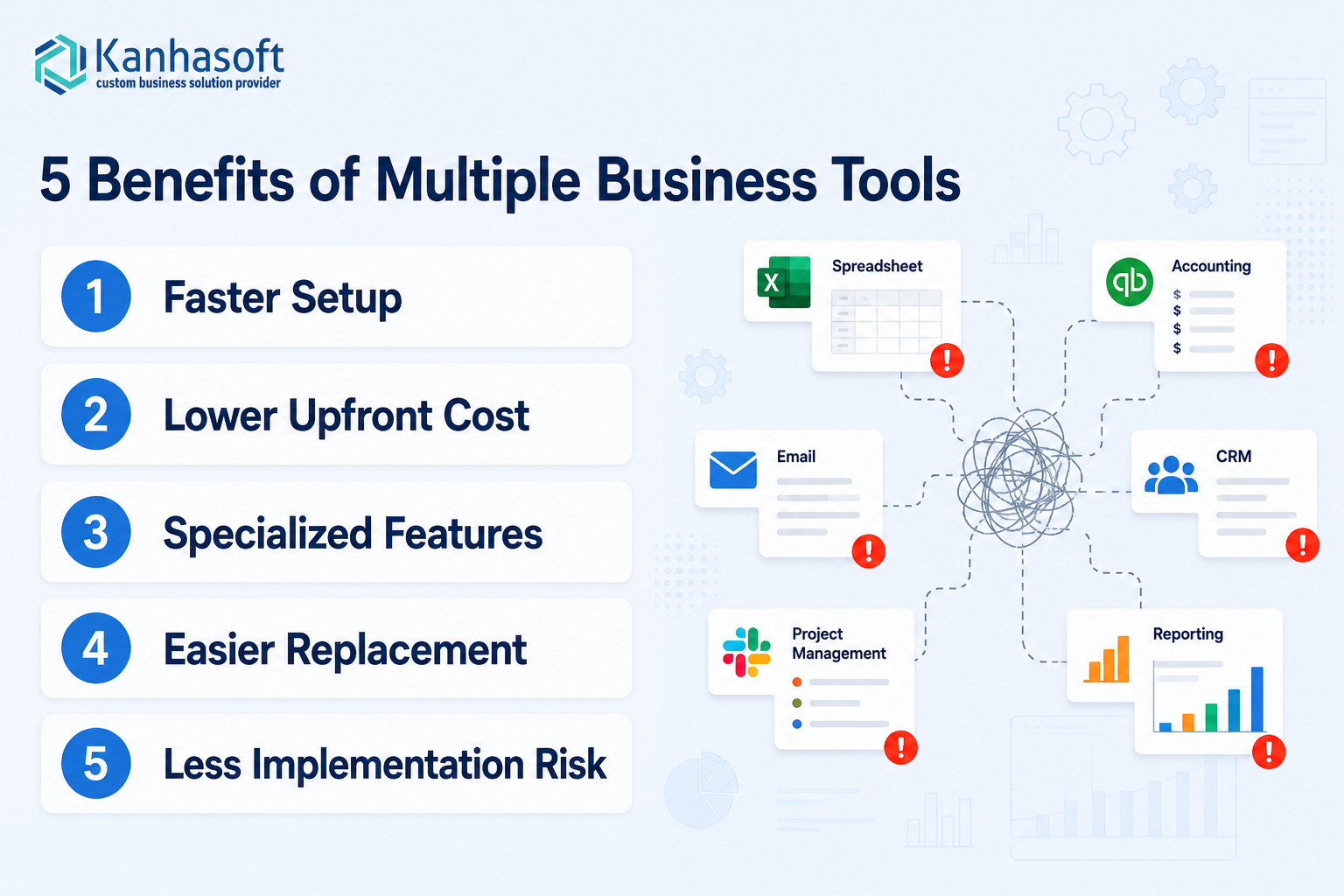 5 Benefits of Multiple Business Tools