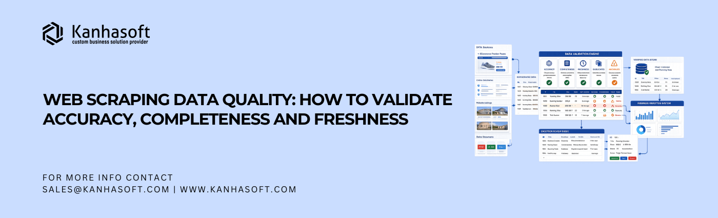 Web Scraping Data Quality How to Validate Accuracy, Completeness and Freshness