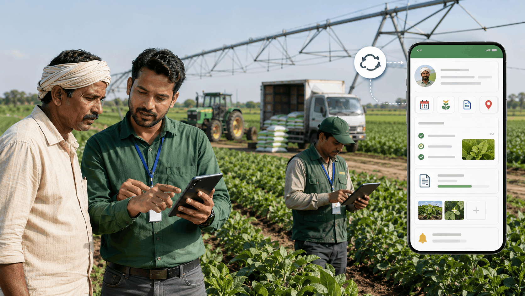Mobile CRM for Agricultural Field Teams