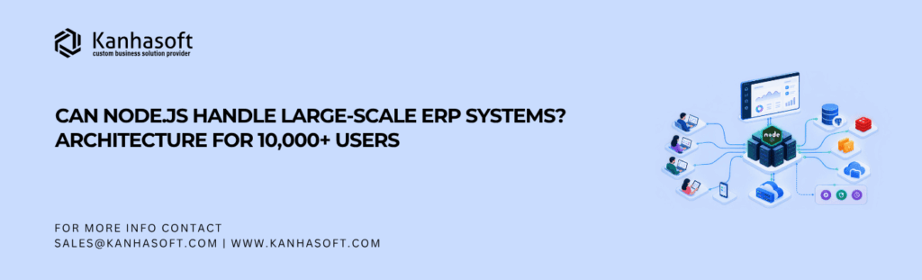 Can Node.js Handle Large-Scale ERP Systems Architecture for 10,000+ Users